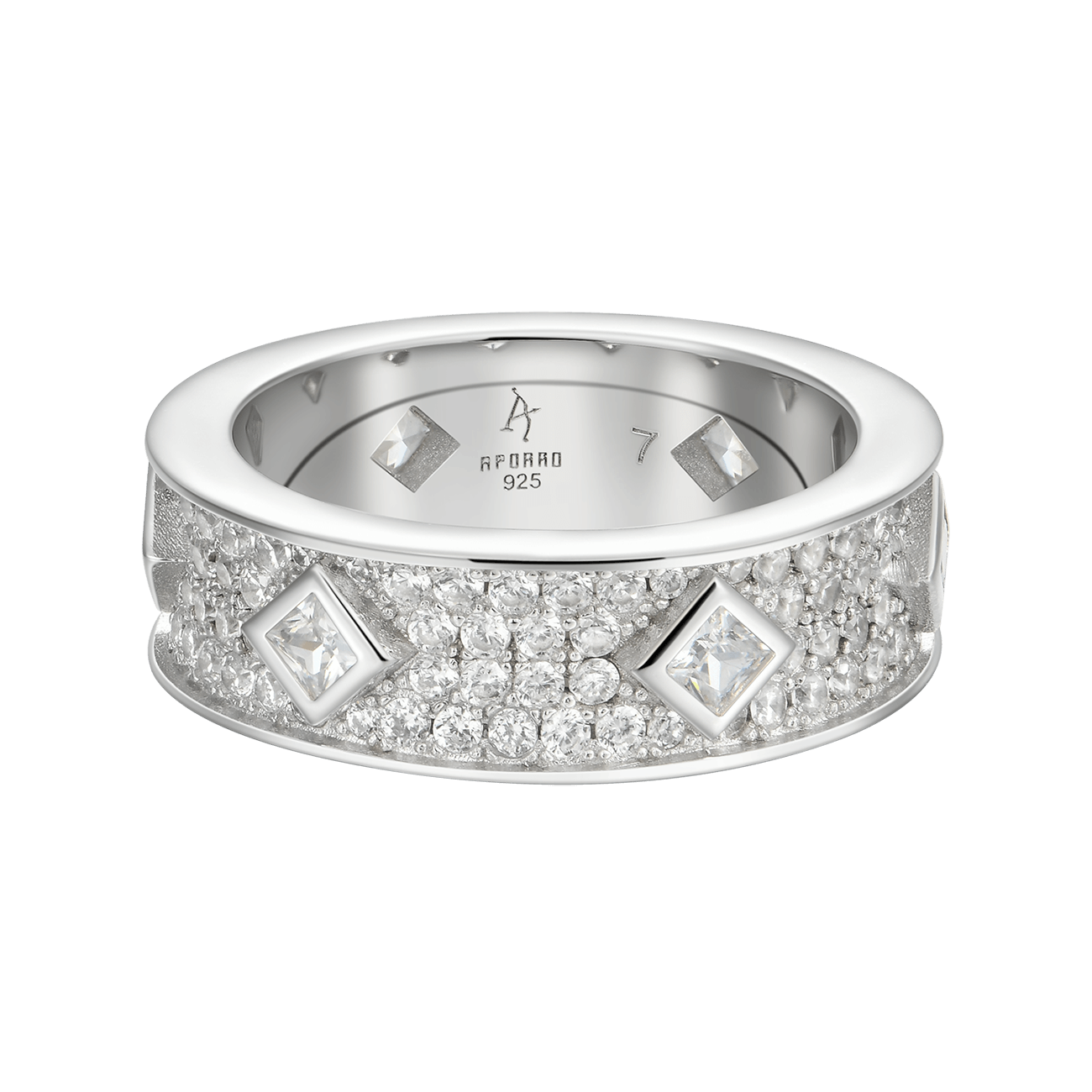 Women's Edgy Band Ring