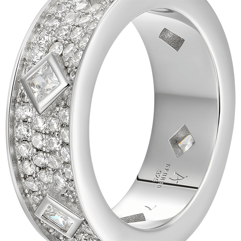 Women's Edgy Band Ring