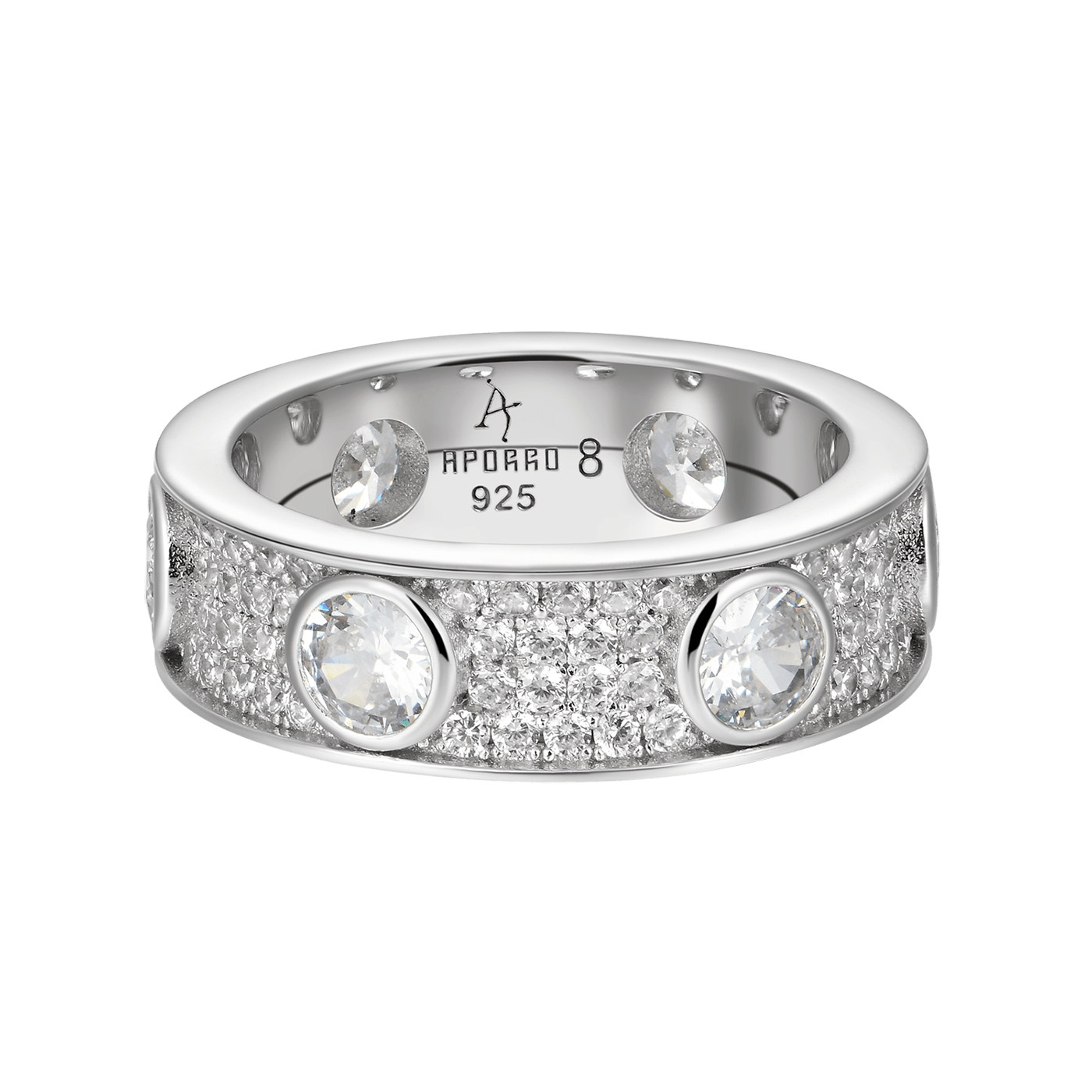 Women's Edgy Band Ring