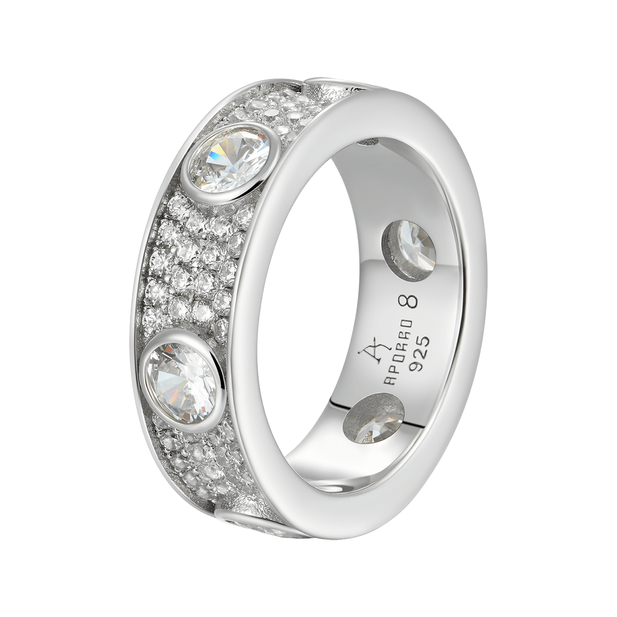Women's Edgy Band Ring