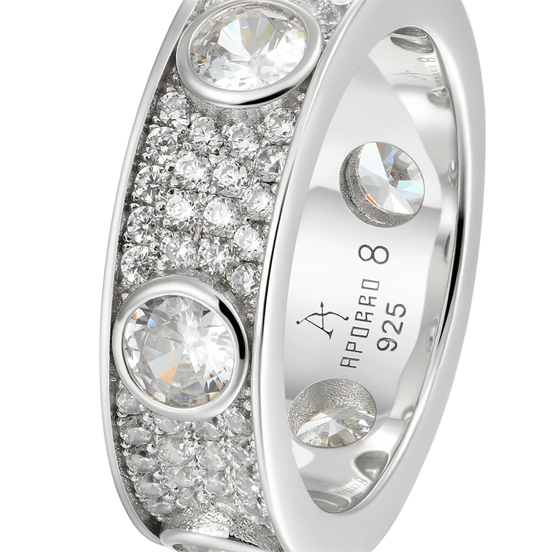 Women's Edgy Band Ring