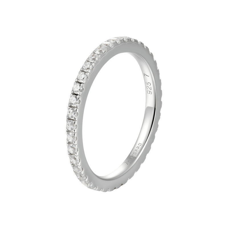1.5MM Round Eternity Ring for Men & Women - APORRO
