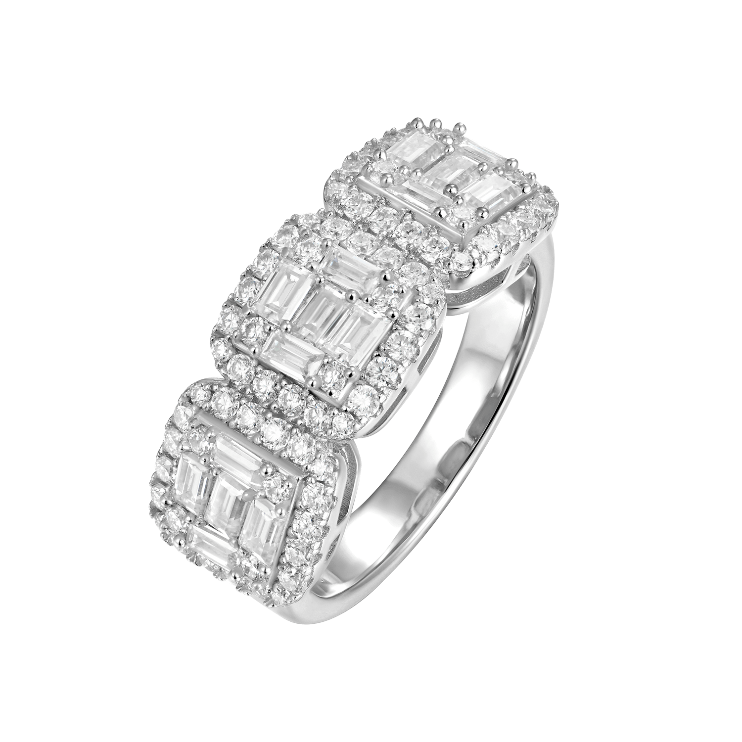 Tri-Halo Ring - 9.5mm