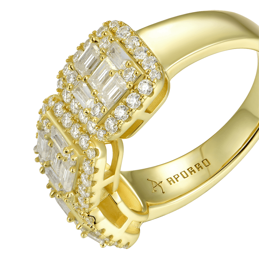 Tri-Halo Ring - 9.5mm
