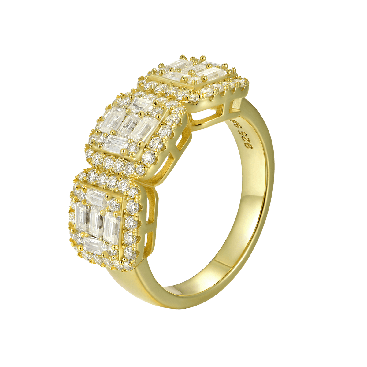 Tri-Halo Ring - 9.5mm