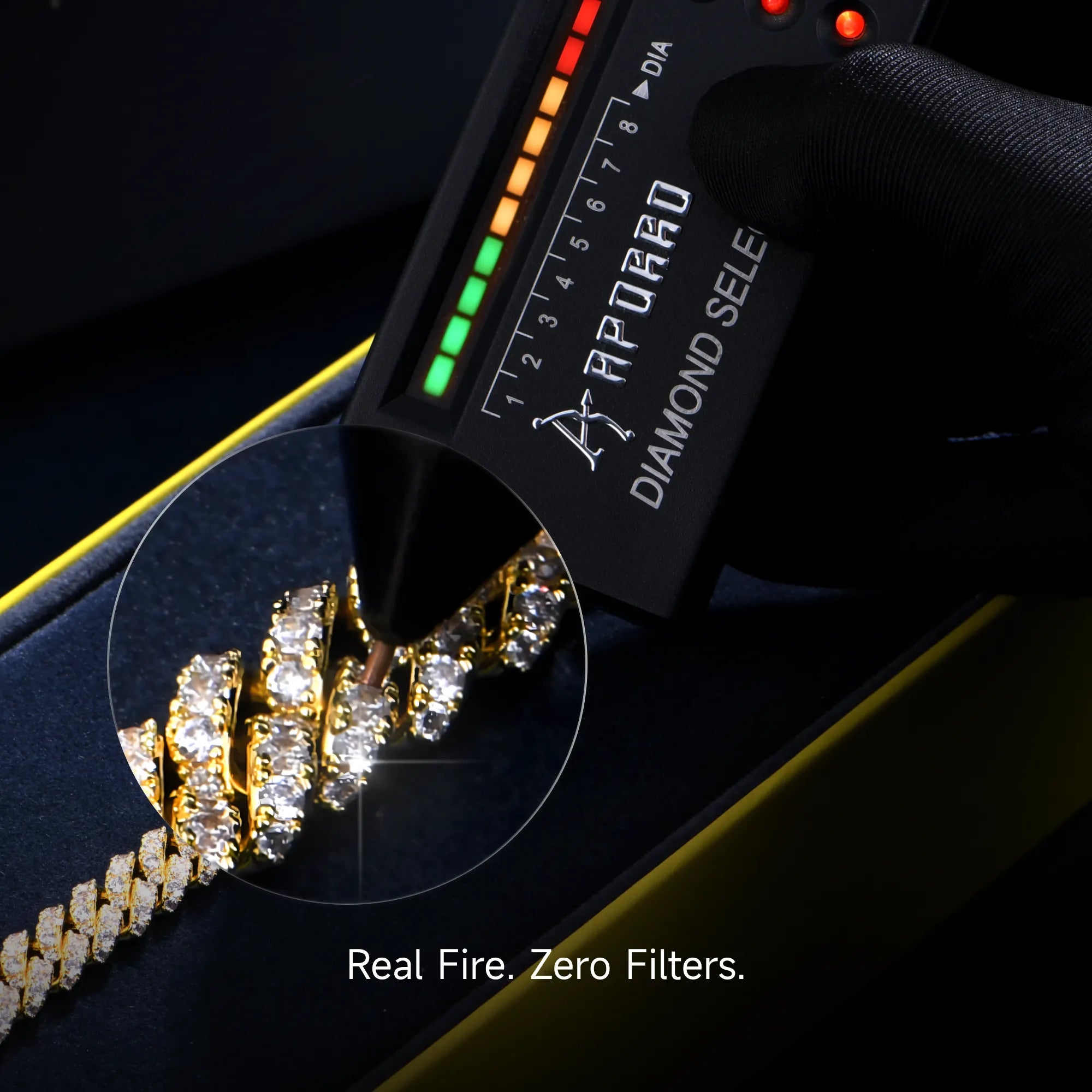 Moissanite Micro Round Cut Cuban Link Chain - 6mm