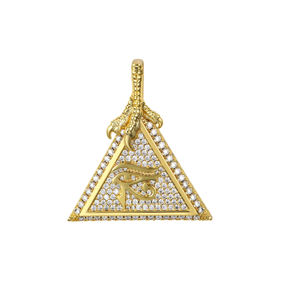 Moissanite Eye of Horus Micro Pendant