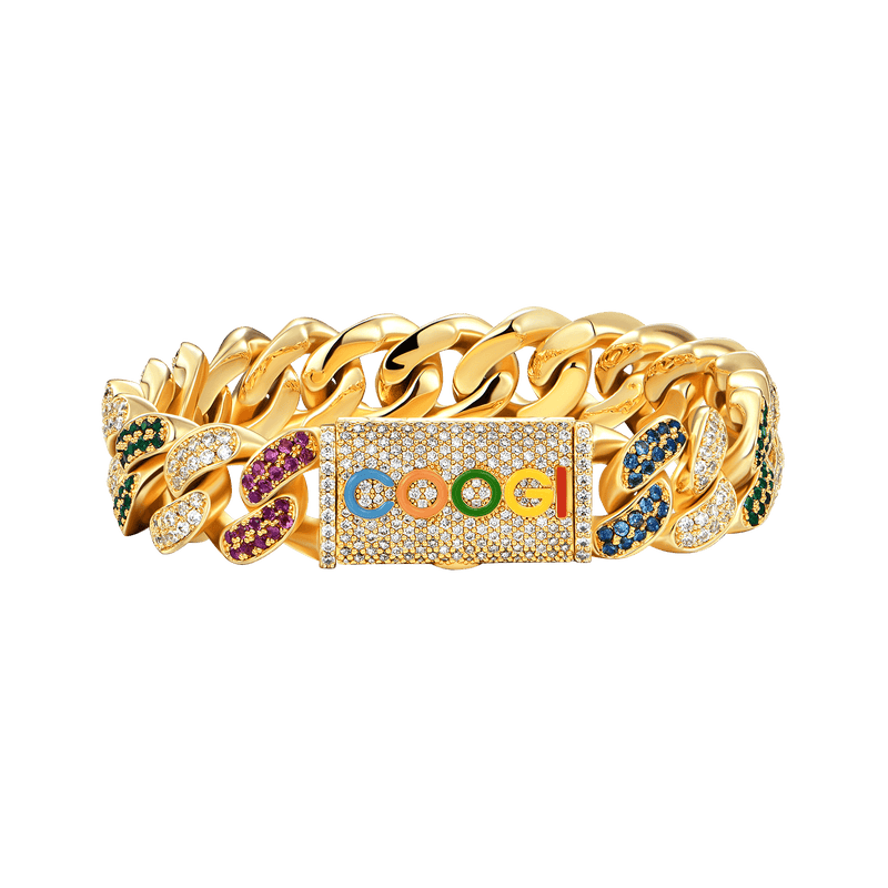 APORRO X COOGI Beating Cuban Bracelet - 12mm - APORRO