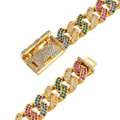 APORRO X COOGI Beating Cuban Bracelet - 12mm