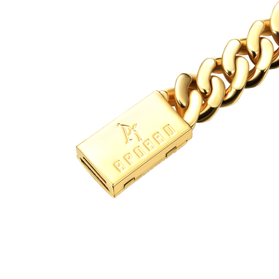 APORRO X COOGI Beating Cuban Bracelet - 12mm