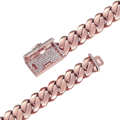 Custom Solid Miami Cuban Bracelet - 12mm