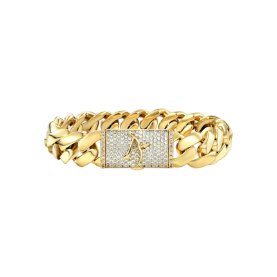 Custom Solid Miami Cuban Bracelet - 12mm