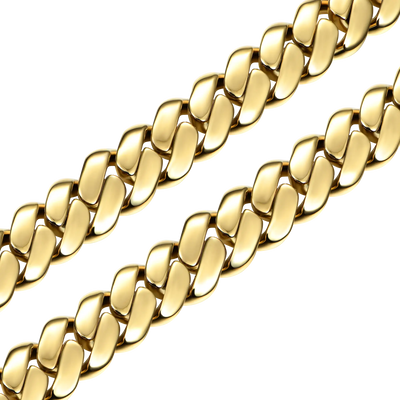 Custom Solid Miami Cuban Bracelet - 12mm