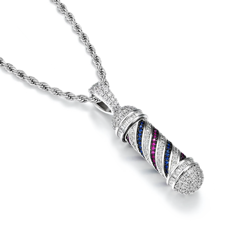 Rotating Barber's Pole Pendant - APORRO