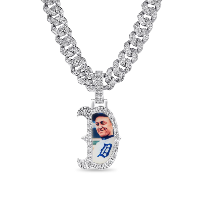 Custom Bosox Letter Photo Pendant