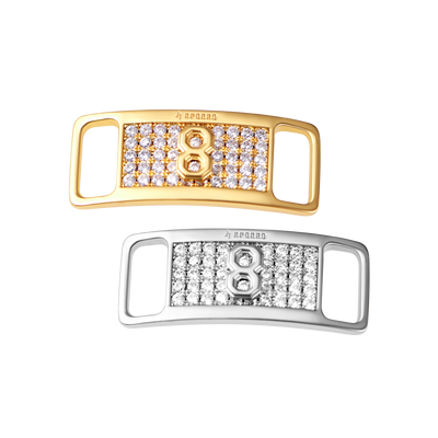 Iced Out Number “8” Lace Lock