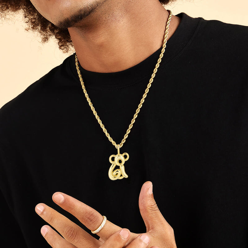 APORRO X COOGI Plain Gold Koala Pendant - APORRO