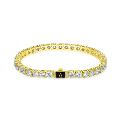 Moissanite Iced Tennis Bracelet - 5mm