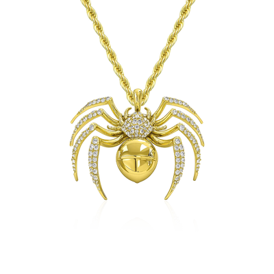 Moissanite Venom Spider Pendant