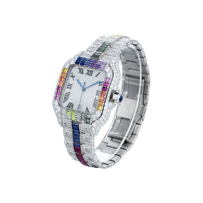 APORRO Premium Custom Ice VVS Moissanite Diamond Watch