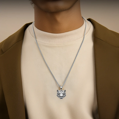 Regal Tiger Pendant - Style 9