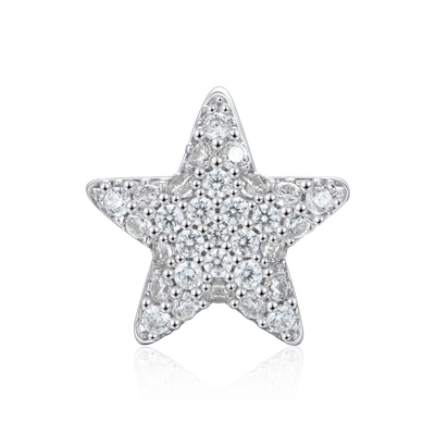 Iced Heart & Pentagram Hair Beads