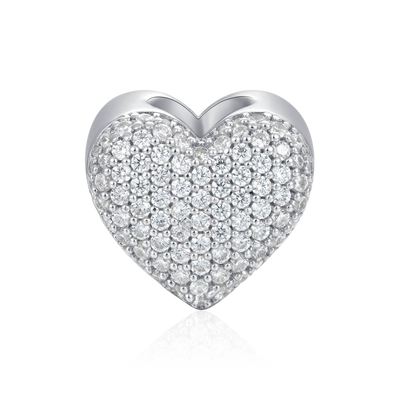 Iced Heart & Pentagram Hair Beads