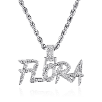 Custom Coke Boys Font Name Pendant