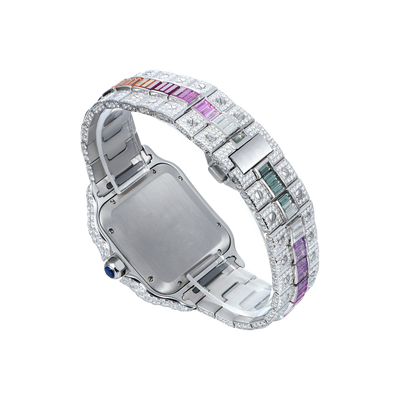 APORRO Premium Custom Ice VVS Moissanite Diamond Watch