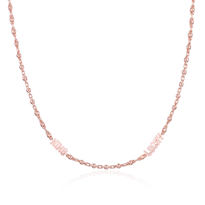 Custom Font/Name Round Ball Chain - 3mm