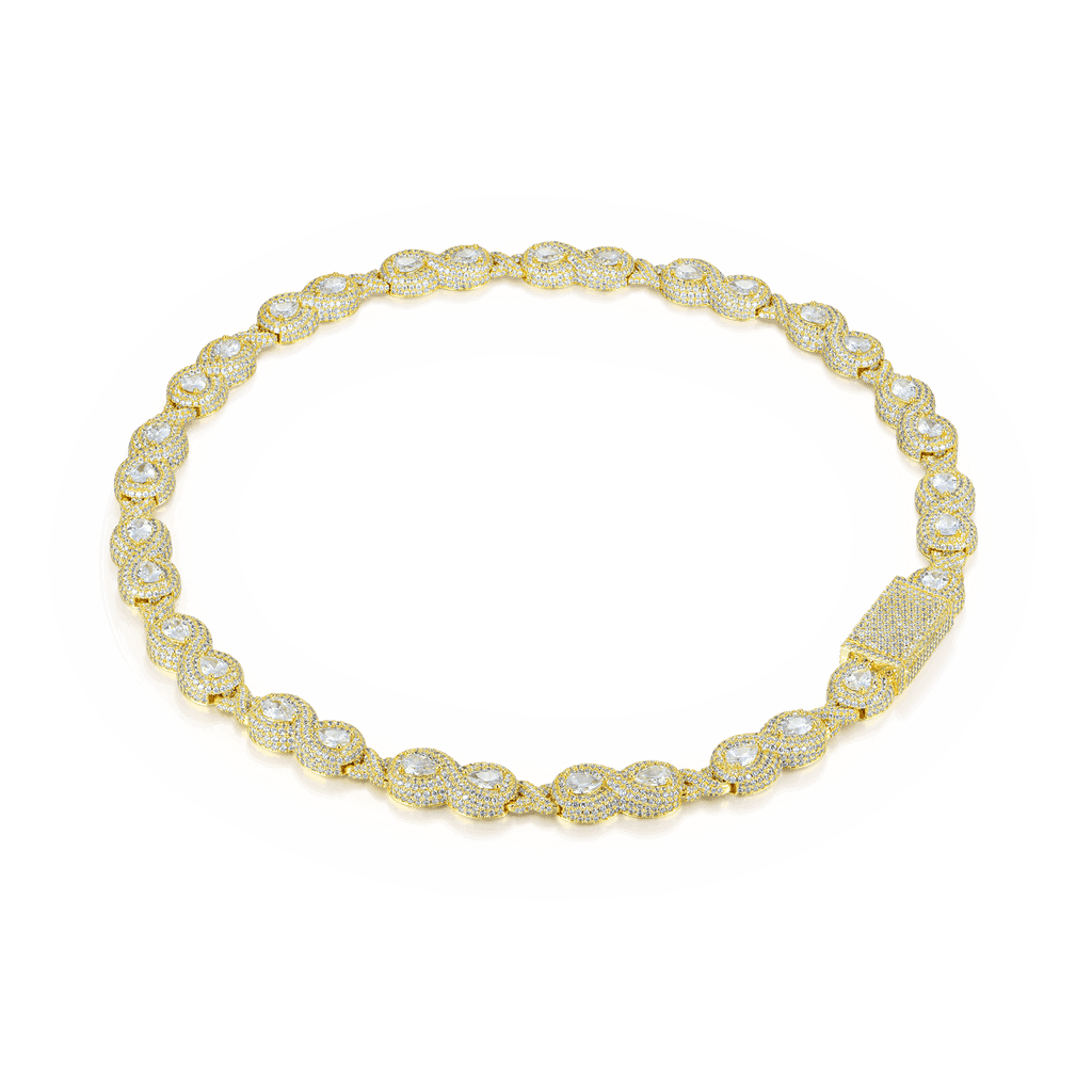12mm Infinity Teardrop Custom Chain APORRO