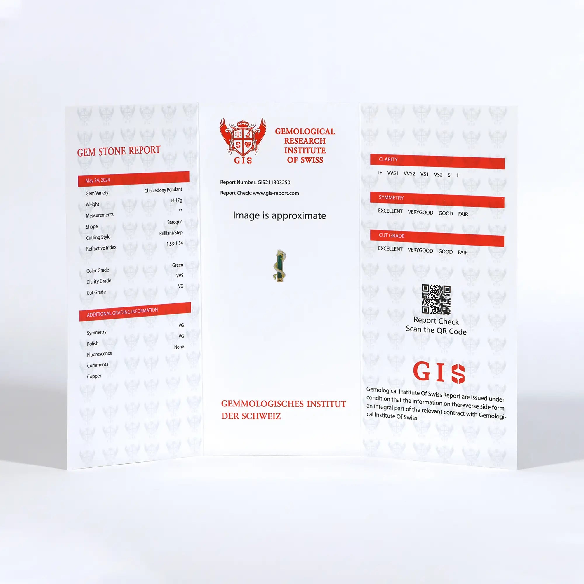 GIS Certificate for WONG Ⅱ Jade - Limited Offer