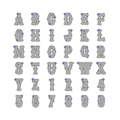 Custom Colored Bosox Font Pendant