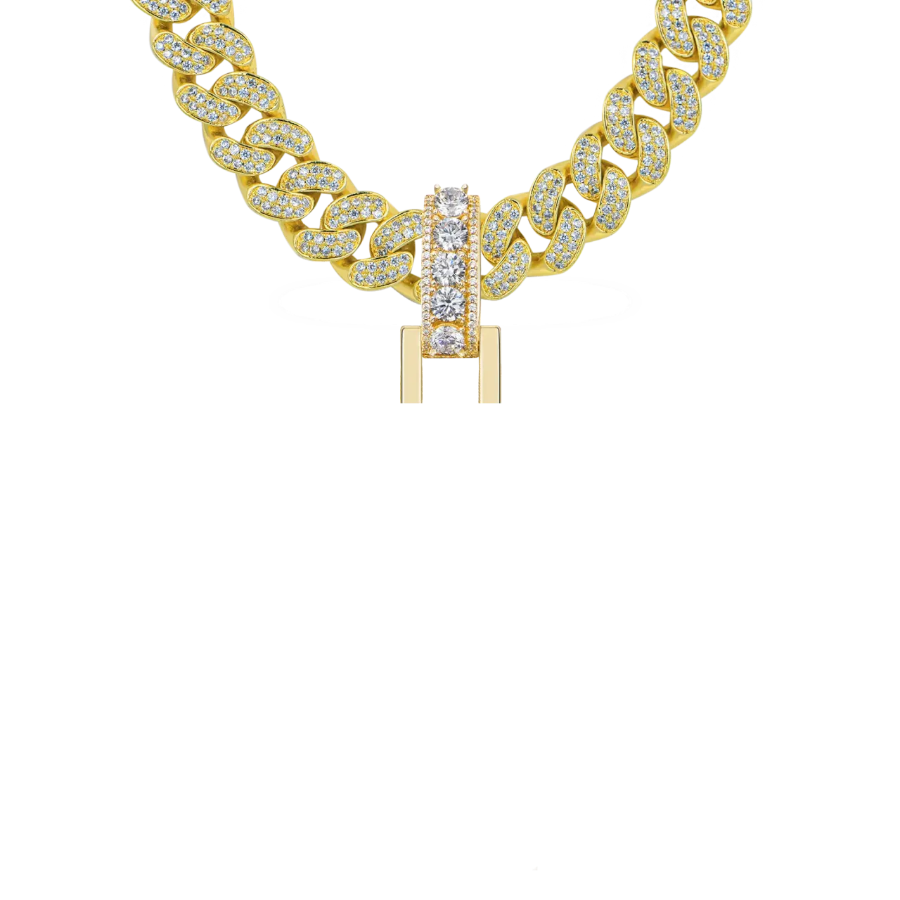 12mm Bail-Custom Radiant Layers Vertical Letter Pendant