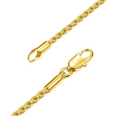 Double Classic Cross Pendant & Chain Quad Set