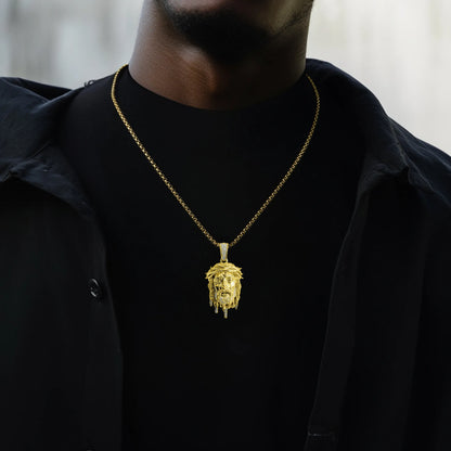 Drip Messiah - God Drippin’ Jesus Pendant - 38mm 