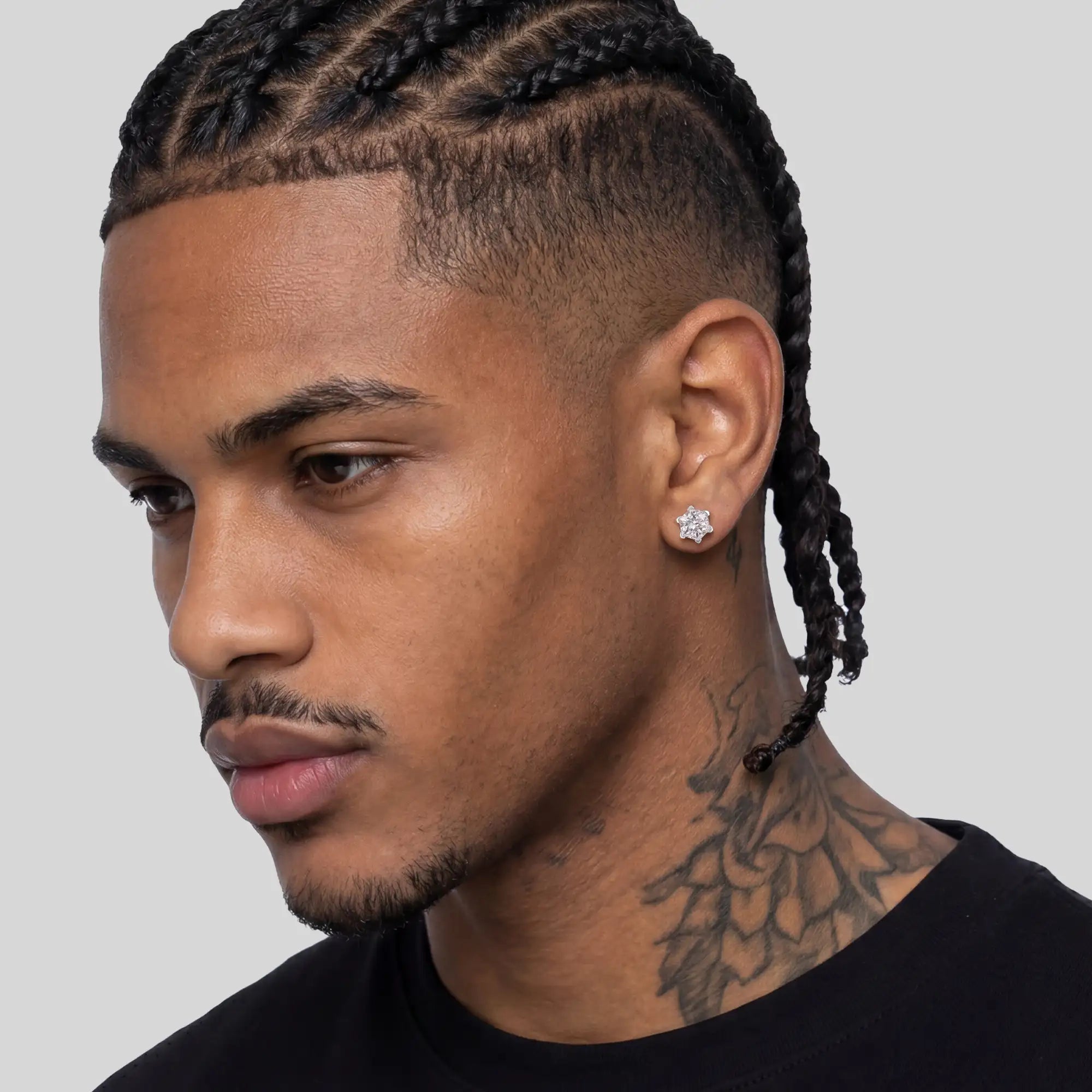 Taille Impératrice Cut Stud Earring