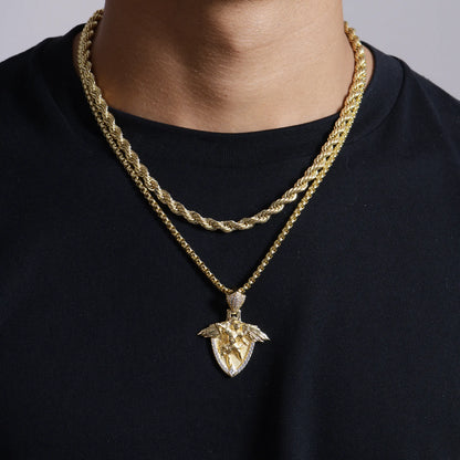 Archangel Shield Pendant - Medium