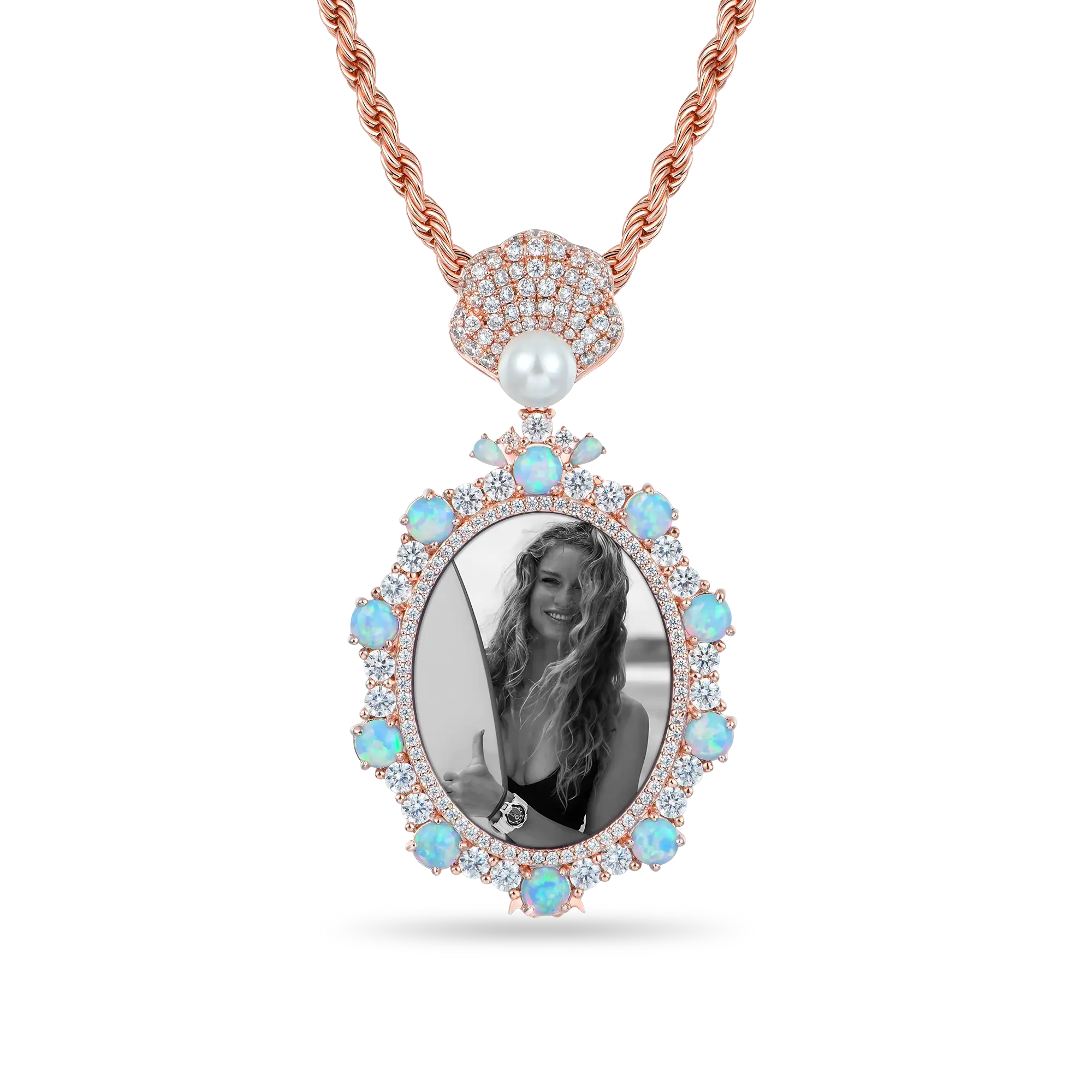 Custom Marine Photo Pendant