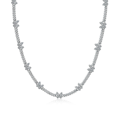 Vivid Butterfly Cuban Necklace - 3mm