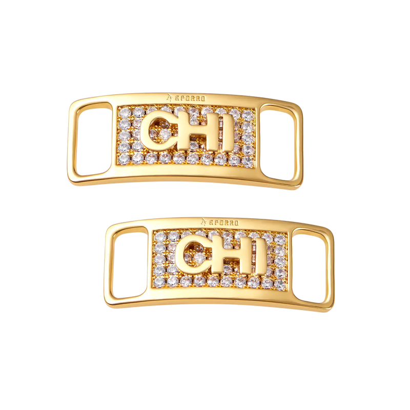 Iced Out Chicago "CHI" Lace Lock - APORRO