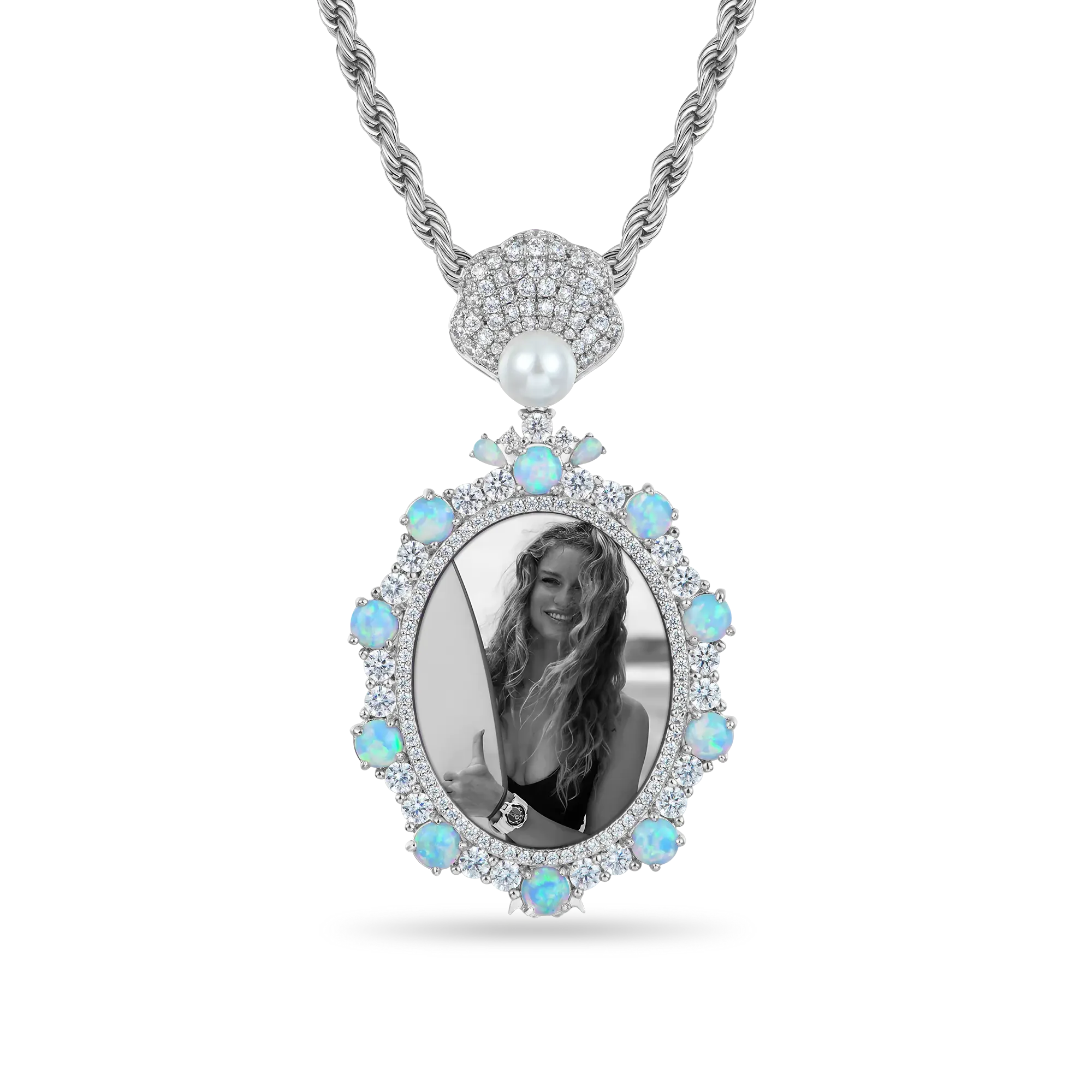 Custom Marine Photo Pendant