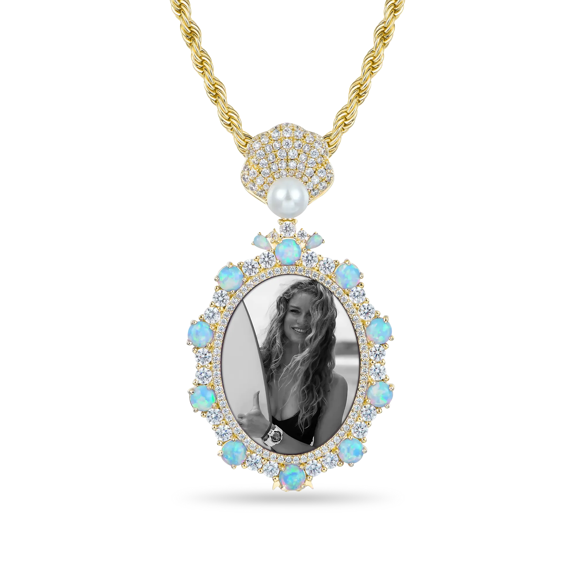 Custom Marine Photo Pendant