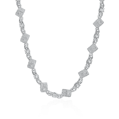 Moissanite Skull Dice Luxe Chain & Wallet Chain