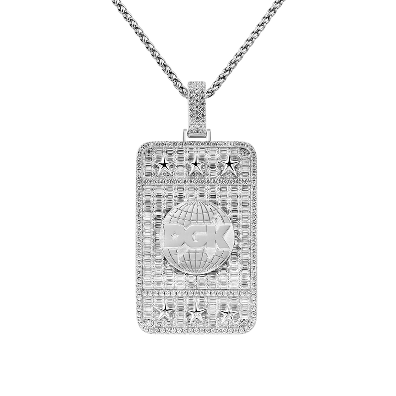 Custom Moissanite Square Dog Tag - Hip Pop Custom Jewerly - APORRO