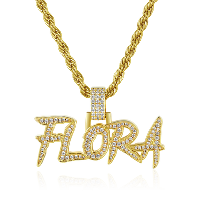 Custom Coke Boys Font Name Pendant