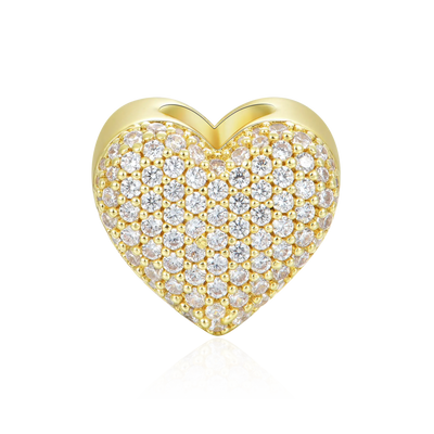 Iced Heart & Pentagram Hair Beads
