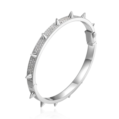 Spike Bangle Bracelet - 7mm