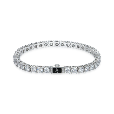 Moissanite Iced Tennis Bracelet - 5mm