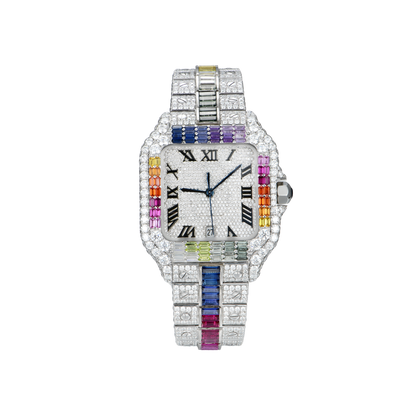APORRO Premium Custom Ice VVS Moissanite Diamond Watch